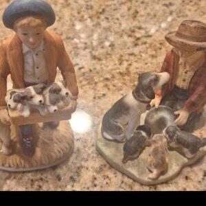 Norman Rockwell Museum Collections "Puppy Love" & Gorham "Pride of Parenthood"